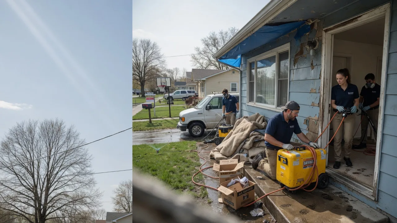 Basement Flood Cleanup in Hemlock, MI near me